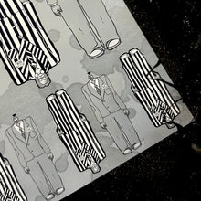 Load image into Gallery viewer, Halloween 2024 Advent Black and White Day 3 Sticker Sheets