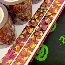 Load image into Gallery viewer, Candy Corn Sparkle Washi Tape 15mm
