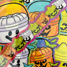 Load image into Gallery viewer, Halloween Bucket Holo Overlay Die Cut Bundle