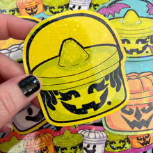 Load image into Gallery viewer, Halloween Bucket Holo Overlay Die Cut Bundle