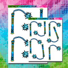 Load image into Gallery viewer, Girl Gang Flail Sticker Sheet