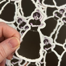 Load image into Gallery viewer, Dancing Wednesday Clear Vinyl Sticker