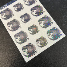 Load image into Gallery viewer, Glitter Sticker Sheet (pick design)