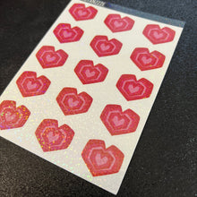 Load image into Gallery viewer, Glitter Sticker Sheet (pick design)