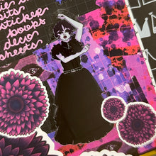 Load image into Gallery viewer, Dancing Wednesday Clear Vinyl Sticker