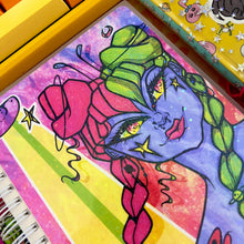 Load image into Gallery viewer, Space Girl Reusable Sticker Book