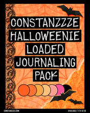 Load image into Gallery viewer, Halloweenie Loaded Journaling Pack *no codes* purchase alone