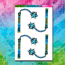 Load image into Gallery viewer, Girl Gang Flail Sticker Sheet