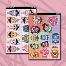 Load image into Gallery viewer, Large BooBoo Mixed Deco Sticker Sheets