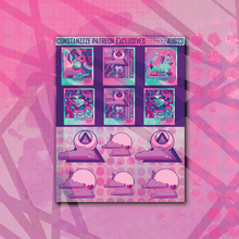 Load image into Gallery viewer, LoFi Love Zombie Deco Sticker Sheets