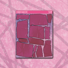 Load image into Gallery viewer, Spooky Disco Small Tape Sticker Sheet