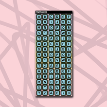 Load image into Gallery viewer, Pastel Bead Letter Sticker Sheet