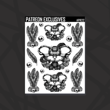 Load image into Gallery viewer, Skull Witch Deco Sticker Sheets