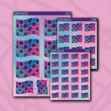 Load image into Gallery viewer, Love Zombie Racer Checker Flags Sticker Sheet