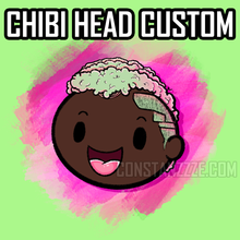 Load image into Gallery viewer, Digital Chibi Head Custom *no codes*