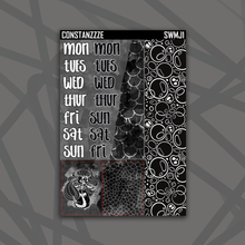 Load image into Gallery viewer, Skull Witch Chibi Mermaid Journaling Kit