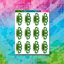 Load image into Gallery viewer, Girl Gang Brass Knuckle Sticker Sheet