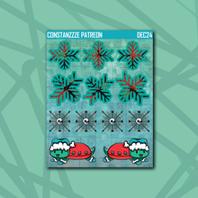 Load image into Gallery viewer, Spooky Winter Deco Sticker Sheets