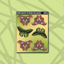 Load image into Gallery viewer, Traditional Moths + Butterflies Deco Sticker Sheets