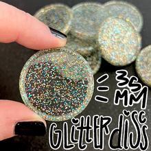 Load image into Gallery viewer, 35mm Glitter Discs