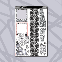 Load image into Gallery viewer, White Moths + Butterflies Journaling Kit