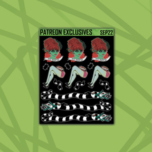 Load image into Gallery viewer, Blackout Beetle 🧃 Deco Sticker Sheets