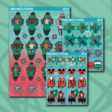 Load image into Gallery viewer, Spooky Winter Deco Sticker Sheets
