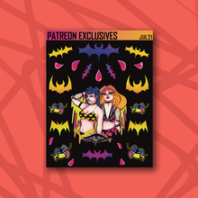 Load image into Gallery viewer, Blackout Spooky Summer Mixed Deco Sticker Sheets