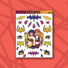 Load image into Gallery viewer, Spooky Summer Mixed Deco Sticker Sheets