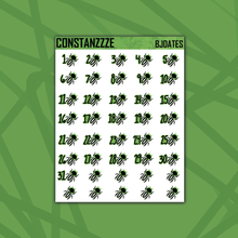 Load image into Gallery viewer, Beetle Date Sticker Sheet