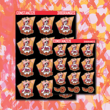 Load image into Gallery viewer, Blackout 318 With Oranges Sticker Sheets