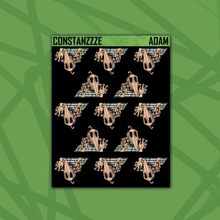 Load image into Gallery viewer, Blackout Scary Adam Sticker Sheet