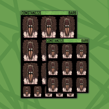 Load image into Gallery viewer, Blackout Scary Barb Sticker Sheet