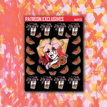 Load image into Gallery viewer, Blackout 318 Blood Oranges Mixed Deco Sticker Sheets