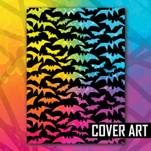 Load image into Gallery viewer, Black Battie Pattern Reusable Sticker Book