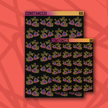 Load image into Gallery viewer, Blackout Spooky Summer Boo Bikini Sticker Sheets