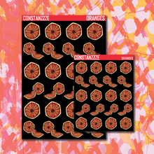 Load image into Gallery viewer, 318 Blackout Oranges Sticker Sheets