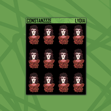 Load image into Gallery viewer, Blackout Lydia Sticker Sheet