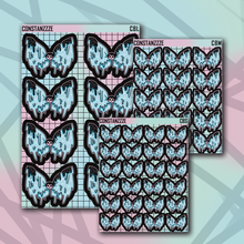 Load image into Gallery viewer, Celebration Drippy Bow Sticker Sheet