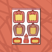 Load image into Gallery viewer, Carver Deco Box, Stamp and Pumpkin Sticker Sheets