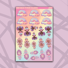 Load image into Gallery viewer, Pastel Cloud Deco Sticker Sheets