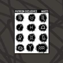 Load image into Gallery viewer, Patreon Celestial Tears 2.0 Deco Sticker Sheets