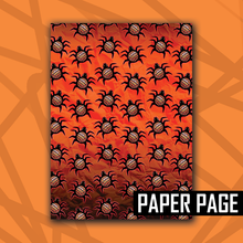 Load image into Gallery viewer, Halloweenie 26 Disco Spider Sticker/Paper Page