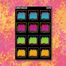 Load image into Gallery viewer, Spooky All Year Drippy Box Sticker Sheet