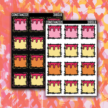 Load image into Gallery viewer, 318 Drippy Stitched Box Sticker Sheet Box Sticker Sheet