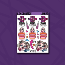 Load image into Gallery viewer, Wednesday Deco Sticker Sheets