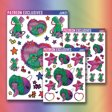 Load image into Gallery viewer, Galaxy Love Deco Sticker Sheets