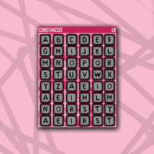 Load image into Gallery viewer, CPC Medium Bead Letter Sticker Sheet