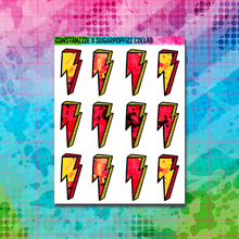 Load image into Gallery viewer, Girl Gang 3D Bolt Sticker Sheet