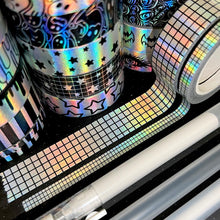 Load image into Gallery viewer, Holo Grid Washi Tape 5/15mm